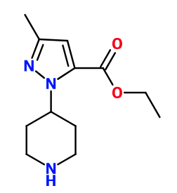 (image for) MCYM0600 5-Methyl-2-piperidin-4-yl-2H-pyrazole-3-carboxylic acid ethyl ester